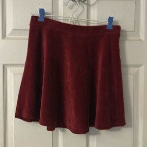 Corduroy skirt.